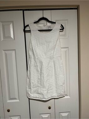 Forever 21 White Eyelet Mini Dress